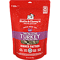 Stella & Chewy's Freeze Dried Raw Dinner Patties High Protein Tantalizing Turkey Recipe Dry Dog Food
