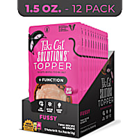Tiki Cat Solutions Topper, Fussy, Tuna Recipe in Broth for Cats