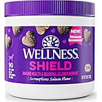 Wellness Salmon Flavored Soft Chew Immune & Allergy Supplements for Dogs
