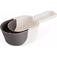 Reddy White 2-Piece Flexible Scoop Set for Dogs
