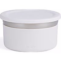 Reddy White On-the-Go Dog Bowl Set