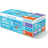 WholeHearted Grain Free By Land and Sea Flaked Wet Cat Food Variety Pack for All Life Stages