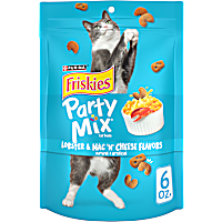 Friskies Party Mix Lobster & Mac 'N' Cheese Flavors Cat Treats