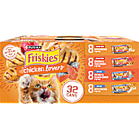 Friskies Chicken Lovers Prime Filets and Shreds Gravy Wet Cat Food Variety Pack