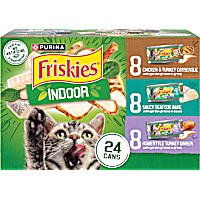 Friskies Indoor Wet Cat Food Variety Pack