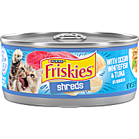 Friskies Shreds With Ocean Whitefish and Tuna in Sauce Wet Cat Food