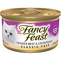 Fancy Feast Grain Free Tender Beef & Liver Classic Pate Wet Cat Food
