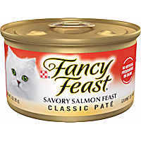 Fancy Feast Salmon Feast Classic Grain Free Wet Cat Food Pate