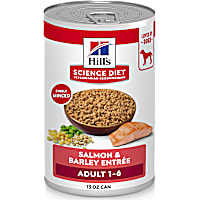 Hill's Science Diet Adult Salmon & Barley Entree Wet Dog Food