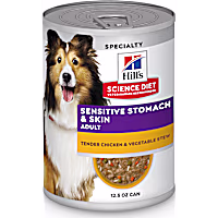 Hill's Science Diet Adult Sensitive Stomach & Sensitive Skin Tender Chicken & Vegetable Stew Wet Dog Food
