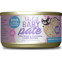 Tiki Cat Baby Chicken & Chicken Liver Pate Wet Food for Kittens