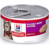 Hill's Science Diet Adult Savory Beef Entree Canned Cat Food