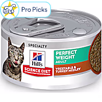 Hill's Science Diet Adult Perfect Weight Vegetable & Turkey Medley Canned Cat Food