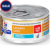 Hill's Prescription Diet c/d Multicare Stress Urinary Care Vegetable & Tuna Stew Wet Cat Food