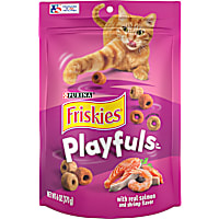 Friskies Playfuls With Salmon and Shrimp Flavor Cat Treats