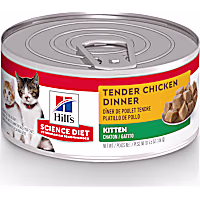 Hill's Science Diet Kitten Tender Chicken Dinner Canned Wet Cat Food