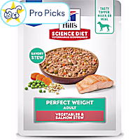 Hill's Science Diet Adult Perfect Weight Vegetables & Salmon Stew Wet Dog Food
