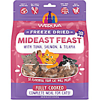 Weruva Freeze Dried Mideast Feast with Tuna, Salmon & Tilapia Cat Food