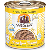 Weruva Pate Press Your Dinner! Chicken Breast with Deboned Chicken in a Hydrating Puree Wet Cat Food