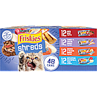 Purina Friskies Beef, Turkey Cheese, Chicken Salmon Dinner with Ocean Whitefish Tuna Cat Food Variety Pack