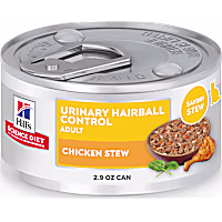Hill's Science Diet Adult Urinary Hairball Control Chicken & Vegetable Stew Wet Cat Food