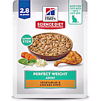 Hill's Science Diet Adult Perfect Weight Vegetables and Chicken Stew Wet Cat Food