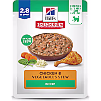 Hill's Science Diet Kitten Chicken & Vegetables Stew Wet Cat Food