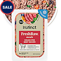 Instinct FreshRaw Meals Grass-Fed Beef Recipe Dog Food