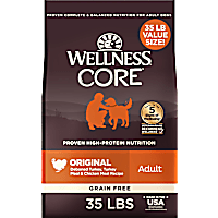 Wellness CORE Natural Grain Free Original Turkey & Chicken Dry Dog Food