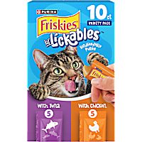 Purina Friskies lil' Lickables with Chicken or Tuna Variety Pack Lickable Cat Treats Variety Pack