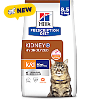Hill's Prescription Diet k/d + z/d Hydrolyzed Chicken Flavor Dry Cat Food