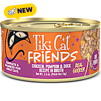 Tiki Cat Friends Chicken, Pumpkin & Duck Cat Food