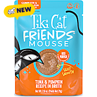 Tiki Cat Friends Mousse Tuna & Pumpkin Cat Food