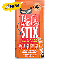 Tiki Cat Friends Stix Chicken & Pumpkin Flavor Cat Treats