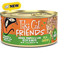 Tiki Cat Friends Chicken, Pumpkin & Lamb Cat Food