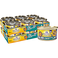 Wellness Complete Health Age Advantage Tuna & Salmon Pate Senior Wet Cat Food