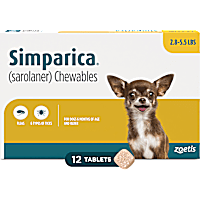 Simparica Chewable for Dogs 2.8-5.5 lbs.