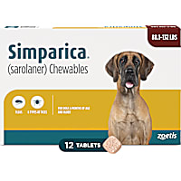 Simparica Chewable for Dogs 88.1-132 lbs.
