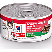 Hill's Science Diet Kitten Savory Salmon Entree Canned Wet Cat Food