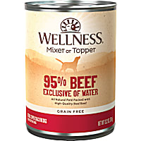 Wellness 95% Beef Natural Grain Free Recipe Wet Dog Food