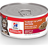 Hill's Science Diet Adult Turkey & Liver Entree Canned Wet Cat Food
