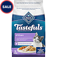 Blue Buffalo Tastefuls Chicken Recipe with DHA, Made in the USA, Natural Ingredients Dry Kitten Food
