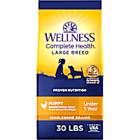 Wellness Complete Health Natural Large Breed Puppy Health Recipe Dry Dog Food