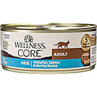 Wellness CORE Natural Grain Free Whitefish Salmon & Herring Pate Wet Cat Food
