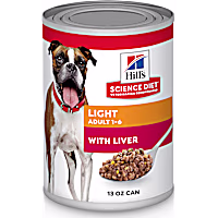 Hill's Science Diet Adult Light Liver Canned Wet Dog Food
