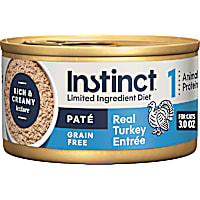 Instinct Limited Ingredient Diet Grain Free Real Turkey Recipe Natural Wet Canned Cat Food