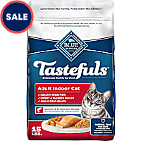 Blue Buffalo Blue Tastefuls Salmon & Brown Rice Recipe Natural Dry Food for Adult Indoor Cats