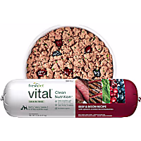 Freshpet Vital Grain Free Beef & Bison Recipe Roll Fresh Dog Food