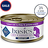 Blue Buffalo Basics Grain-Free, Turkey, Adult Wet Cat Food