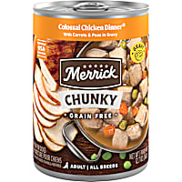 Merrick Grain Free Chuncky Colossal Chicken Dinner Canned Dog Food